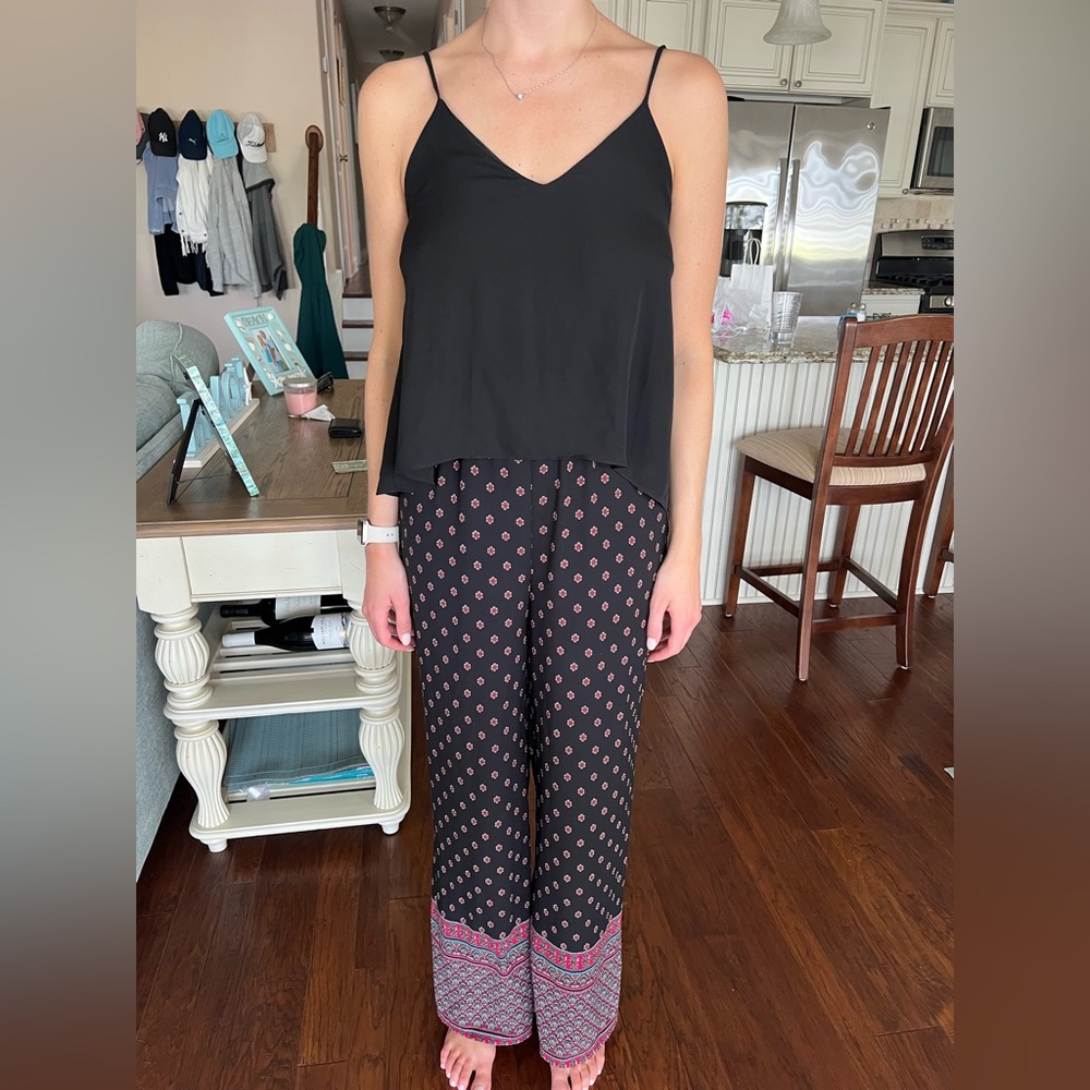 Juniper Blu black and pink paisley jumpsuit size S from South Moon Under